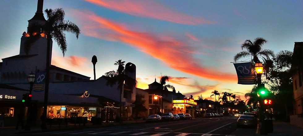 Santa Barbara Downtown Night