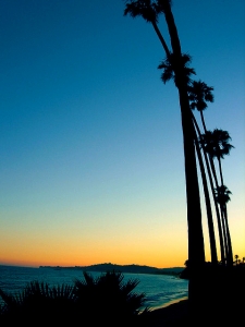 Sunset, Butterfly Beach, Santa Barbara, CA