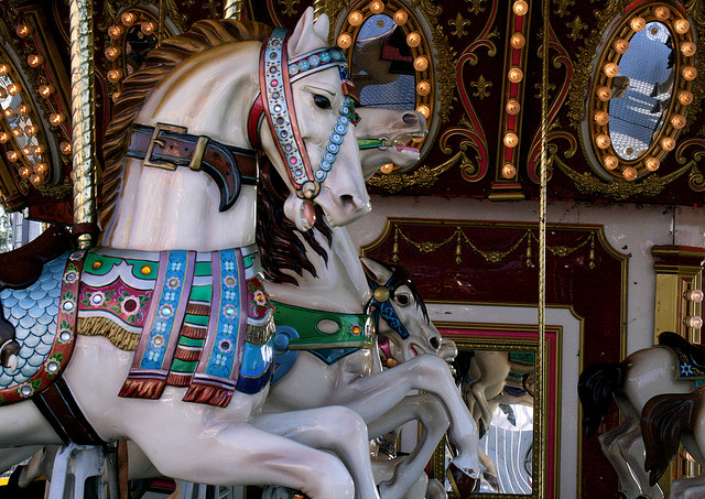 Santa Barbara Allan Herschell 3-Abreast Carousel